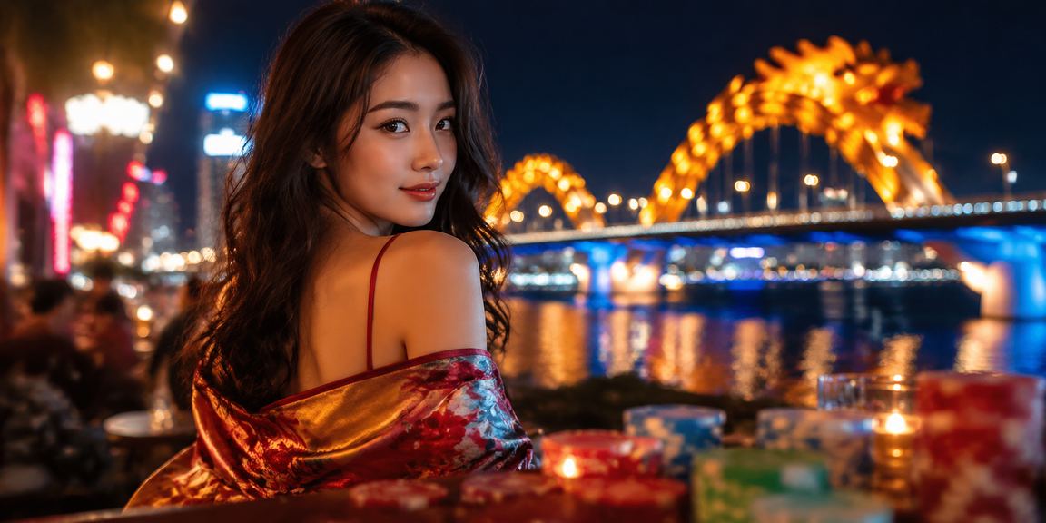 Bãi biển Đà Nẵng với không khí giải trí sôi động vào buổi tối